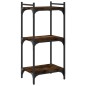 vidaXL Bücherregal 3 Böden Räuchereiche 40x30x86 cm Holzwerkstoff vidaXL Bücherregal 3 Böden Räuchereiche 40x30x86 cm Holzwerkstoff