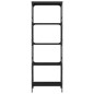 vidaXL Bücherregal 5 Böden Schwarz 59x35x171 cm Holzwerkstoff vidaXL Bücherregal 5 Böden Schwarz 59x35x171 cm Holzwerkstoff