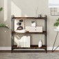vidaXL Bücherregal 3 Böden Räuchereiche 80x30x86 cm Holzwerkstoff vidaXL Bücherregal 3 Böden Räuchereiche 80x30x86 cm Holzwerkstoff
