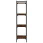 vidaXL Bücherregal 4 Böden Braun Eiche-Optik 40x30x120cm Holzwerkstoff vidaXL Bücherregal 4 Böden Braun Eiche-Optik 40x30x120cm Holzwerkstoff