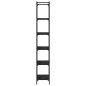 vidaXL Bücherregal 6 Böden Schwarz 60x30x188 cm Holzwerkstoff vidaXL Bücherregal 6 Böden Schwarz 60x30x188 cm Holzwerkstoff