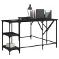 vidaXL Schreibtisch Schwarz 139x139x75 cm Holzwerkstoff vidaXL Schreibtisch Schwarz 139x139x75 cm Holzwerkstoff