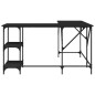 vidaXL Schreibtisch Schwarz 139x139x75 cm Holzwerkstoff vidaXL Schreibtisch Schwarz 139x139x75 cm Holzwerkstoff