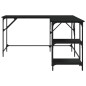 vidaXL Schreibtisch Schwarz 139x139x75 cm Holzwerkstoff vidaXL Schreibtisch Schwarz 139x139x75 cm Holzwerkstoff