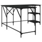 vidaXL Schreibtisch Schwarz 139x139x75 cm Holzwerkstoff vidaXL Schreibtisch Schwarz 139x139x75 cm Holzwerkstoff