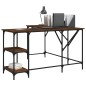 vidaXL Schreibtisch Braun Eichen-Optik 139x139x75 cm Holzwerkstoff vidaXL Schreibtisch Braun Eichen-Optik 139x139x75 cm Holzwerkstoff