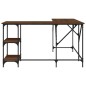 vidaXL Schreibtisch Braun Eichen-Optik 139x139x75 cm Holzwerkstoff vidaXL Schreibtisch Braun Eichen-Optik 139x139x75 cm Holzwerkstoff