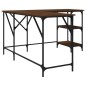 vidaXL Schreibtisch Braun Eichen-Optik 139x139x75 cm Holzwerkstoff vidaXL Schreibtisch Braun Eichen-Optik 139x139x75 cm Holzwerkstoff