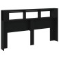 vidaXL LED-Kopfteil Schwarz 180x18,5x103,5 cm Holzwerkstoff vidaXL LED-Kopfteil Schwarz 180x18,5x103,5 cm Holzwerkstoff