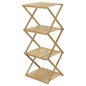 Home&Styling Klappregal mit 4 Böden Bambus Home&Styling Klappregal mit 4 Böden Bambus
