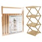Home&Styling Klappregal mit 4 Böden Bambus Home&Styling Klappregal mit 4 Böden Bambus
