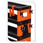 FX-Tools Werkzeugwagen mit 4 Fächern Schwarz und Orange FX-Tools Werkzeugwagen mit 4 Fächern Schwarz und Orange