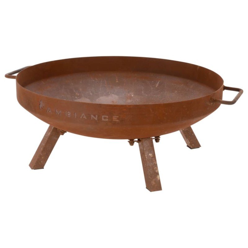 ProGarden Feuerschale mit Griffen Ø55 cm Rostbraun ProGarden Feuerschale mit Griffen Ø55 cm Rostbraun