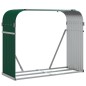vidaXL Kaminholzunterstand Grün 120x45x100 cm Verzinkter Stahl vidaXL Kaminholzunterstand Grün 120x45x100 cm Verzinkter Stahl