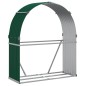 vidaXL Kaminholzunterstand Grün 120x45x140 cm Verzinkter Stahl vidaXL Kaminholzunterstand Grün 120x45x140 cm Verzinkter Stahl