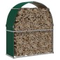 vidaXL Kaminholzunterstand Grün 120x45x140 cm Verzinkter Stahl vidaXL Kaminholzunterstand Grün 120x45x140 cm Verzinkter Stahl