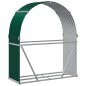 vidaXL Kaminholzunterstand Grün 120x45x140 cm Verzinkter Stahl vidaXL Kaminholzunterstand Grün 120x45x140 cm Verzinkter Stahl