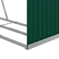 vidaXL Kaminholzunterstand Grün 120x45x140 cm Verzinkter Stahl vidaXL Kaminholzunterstand Grün 120x45x140 cm Verzinkter Stahl