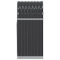 vidaXL Kaminholzunterstand Anthrazit 40x45x100 cm Verzinkter Stahl vidaXL Kaminholzunterstand Anthrazit 40x45x100 cm Verzinkter Stahl