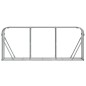 vidaXL Kaminholzunterstand Hellgrau 234x45x100 cm Verzinkter Stahl vidaXL Kaminholzunterstand Hellgrau 234x45x100 cm Verzinkter Stahl