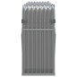 vidaXL Kaminholzunterstand Hellgrau 234x45x100 cm Verzinkter Stahl vidaXL Kaminholzunterstand Hellgrau 234x45x100 cm Verzinkter Stahl