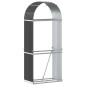 vidaXL Kaminholzunterstand Anthrazit 80x45x190 cm Verzinkter Stahl vidaXL Kaminholzunterstand Anthrazit 80x45x190 cm Verzinkter Stahl
