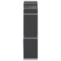 vidaXL Kaminholzunterstand Anthrazit 80x45x190 cm Verzinkter Stahl vidaXL Kaminholzunterstand Anthrazit 80x45x190 cm Verzinkter Stahl