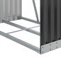 vidaXL Kaminholzunterstand Anthrazit 80x45x190 cm Verzinkter Stahl vidaXL Kaminholzunterstand Anthrazit 80x45x190 cm Verzinkter Stahl