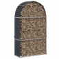 vidaXL Kaminholzunterstand Anthrazit 120x45x210 Verzinkter Stahl vidaXL Kaminholzunterstand Anthrazit 120x45x210 Verzinkter Stahl