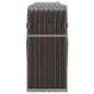 vidaXL Kaminholzunterstand Braun 300x45x100 cm Verzinkter Stahl vidaXL Kaminholzunterstand Braun 300x45x100 cm Verzinkter Stahl