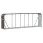 vidaXL Kaminholzunterstand Braun 300x45x100 cm Verzinkter Stahl vidaXL Kaminholzunterstand Braun 300x45x100 cm Verzinkter Stahl