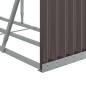 vidaXL Kaminholzunterstand Braun 300x45x100 cm Verzinkter Stahl vidaXL Kaminholzunterstand Braun 300x45x100 cm Verzinkter Stahl