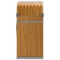 vidaXL Kaminholzunterstand Hellbraun 120x45x100 cm Verzinkter Stahl vidaXL Kaminholzunterstand Hellbraun 120x45x100 cm Verzinkter Stahl