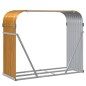 vidaXL Kaminholzunterstand Hellbraun 120x45x100 cm Verzinkter Stahl vidaXL Kaminholzunterstand Hellbraun 120x45x100 cm Verzinkter Stahl