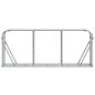 vidaXL Kaminholzunterstand Silbern 234x45x100 cm Verzinkter Stahl vidaXL Kaminholzunterstand Silbern 234x45x100 cm Verzinkter Stahl