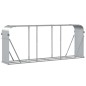 vidaXL Kaminholzunterstand Silbern 234x45x100 cm Verzinkter Stahl vidaXL Kaminholzunterstand Silbern 234x45x100 cm Verzinkter Stahl