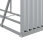 vidaXL Kaminholzunterstand Silbern 234x45x100 cm Verzinkter Stahl vidaXL Kaminholzunterstand Silbern 234x45x100 cm Verzinkter Stahl