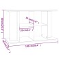 vidaXL Aquariumständer Räuchereiche 100x40x60 cm Holzwerkstoff vidaXL Aquariumständer Räuchereiche 100x40x60 cm Holzwerkstoff
