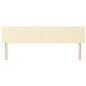 vidaXL Kopfteile 2 Stk. Creme 90x5x78/88 cm Kunstleder