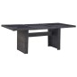 vidaXL 9-tlg. Garten-Essgruppe Poly Rattan Schwarz vidaXL 9-tlg. Garten-Essgruppe Poly Rattan Schwarz