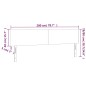 vidaXL Kopfteile 2 Stk. Cappuccino-Braun 100x5x78/88 cm Kunstleder vidaXL Kopfteile 2 Stk. Cappuccino-Braun 100x5x78/88 cm Kunstleder
