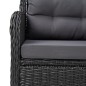 vidaXL 9-tlg. Garten-Essgruppe Poly Rattan Schwarz vidaXL 9-tlg. Garten-Essgruppe Poly Rattan Schwarz