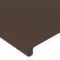 vidaXL Bettgestell mit Kopfteil Braun 180x200 cm Kunstleder vidaXL Bettgestell mit Kopfteil Braun 180x200 cm Kunstleder