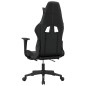 vidaXL Gaming-Stuhl mit Fußstütze Schwarz und Grau Kunstleder vidaXL Gaming-Stuhl mit Fußstütze Schwarz und Grau Kunstleder