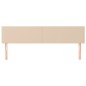 vidaXL Kopfteile 2 Stk. Cappuccino-Braun 80x5x78/88 cm Kunstleder