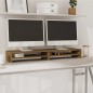 vidaXL Monitorständer Honigbraun 100x24x13 cm Massivholz Kiefer vidaXL Monitorständer Honigbraun 100x24x13 cm Massivholz Kiefer