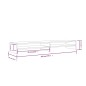 vidaXL Monitorständer Honigbraun 100x24x13 cm Massivholz Kiefer vidaXL Monitorständer Honigbraun 100x24x13 cm Massivholz Kiefer