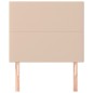 vidaXL Kopfteile 2 Stk. Cappuccino-Braun 80x5x78/88 cm Kunstleder