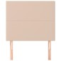 vidaXL Kopfteile 2 Stk. Cappuccino-Braun 100x5x78/88 cm Kunstleder