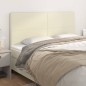 vidaXL Kopfteile 4 Stk. Creme 100x5x78/88 cm Kunstleder